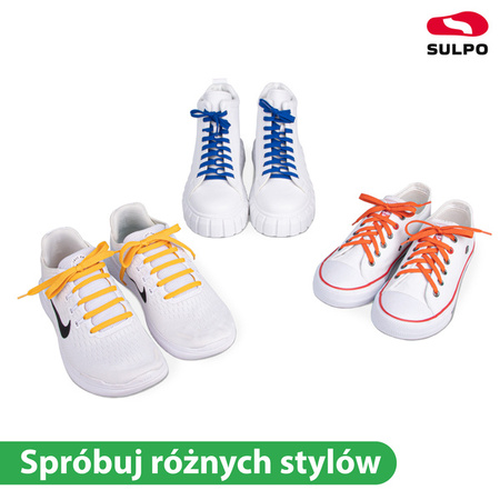 Sznurówki płaskie do butów 7 mm - Różne Kolory