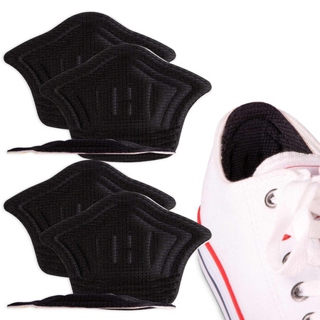 Zestaw zapiętek naprawczych do butów wklejane czarne 0,5 cm 4 szt. - A067_2P_02