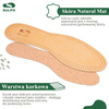 Przeciwpotne wkładki do butów ze skóry naturalnej i korka