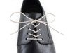 Sznurówki woskowane do eleganckich butów okrągłe jasnobeżowe
